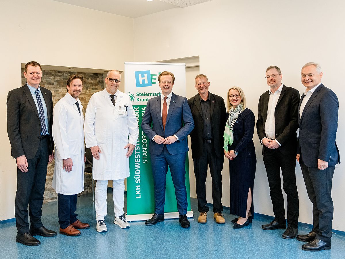 LKH Südweststeiermark KAGes Vorstand stellt zwei neue Führungskräfte vor LKH Graz2